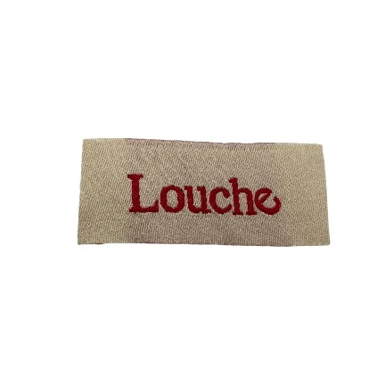 Custom  Tag Sewing Labels Shirt Bags Garment Label Tag Sew In Woven Label With Fold Shirt Best Quality Soft