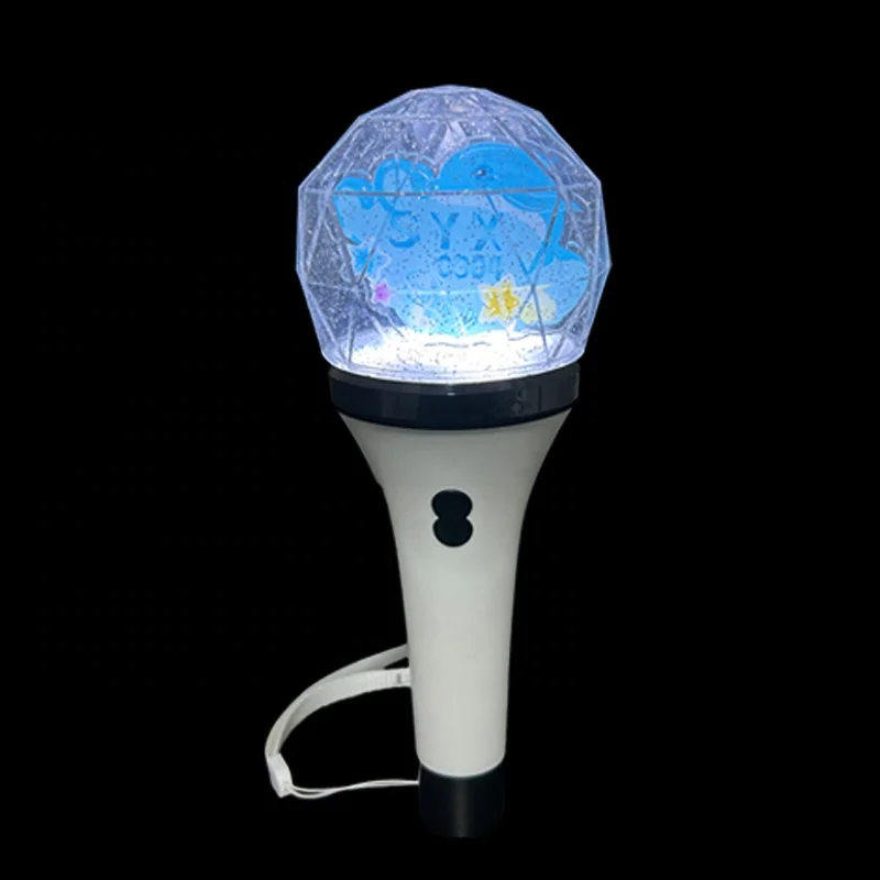 OEM Factory Customized Pattern LOGO Ball Led Stick Events Kpop Glowing Light Stick Concert