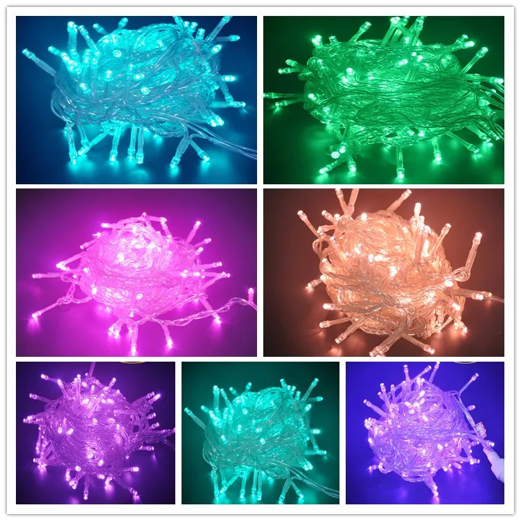 10m led christmas tree lights Holiday Lighting led String Lights Outdoor wholesale For Christmas New Year Decoration
