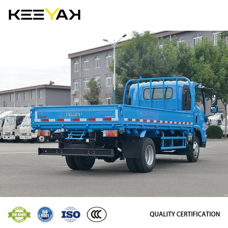 Новый 4ton Isuzu Легкий Грузовой автомобиль 4*2 дизельный эльф Евро 4 5 6 Бортовой для перевозки товаров