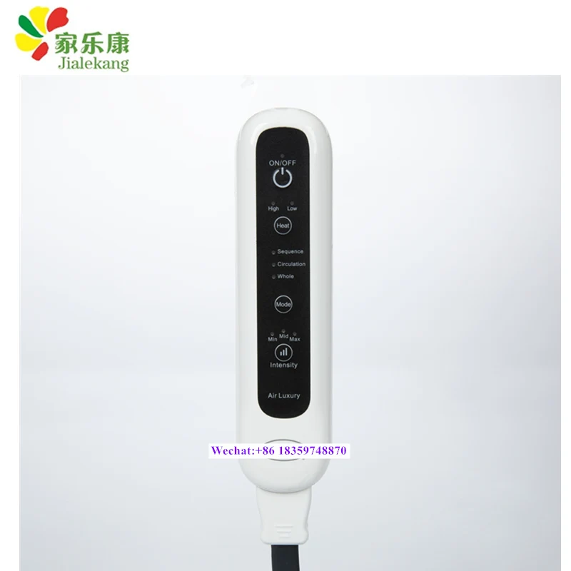 Air compression leg massager With heat electric foot calf knee thigh massager airbag for blood circulation  leg foot massager