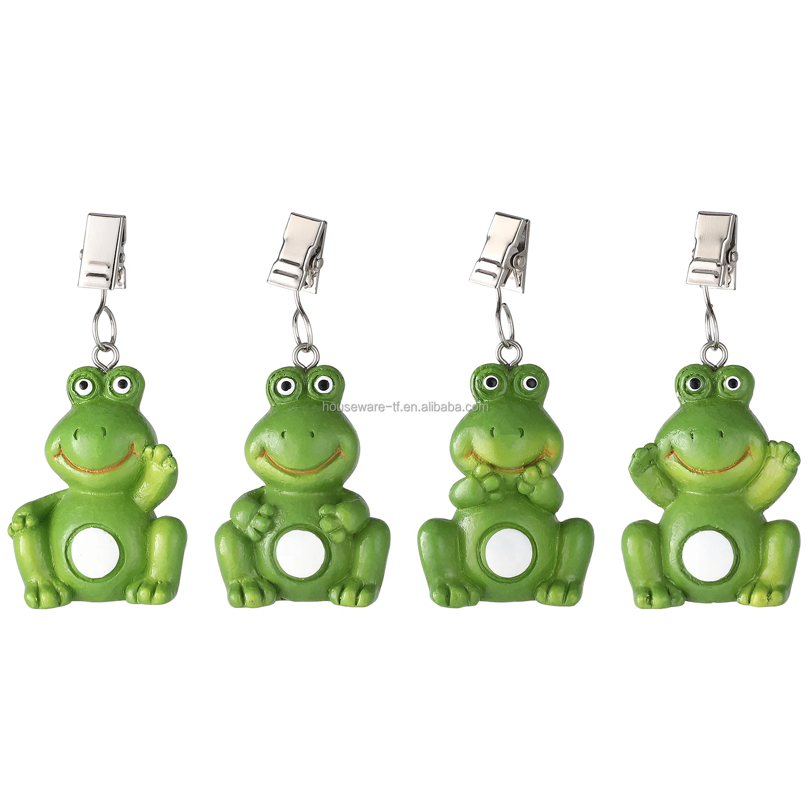 Twofish Home Tortoise Tablecloth Weight Clips Set of 4 Tortoise Tablecloth Weight Clips Pack of 4
