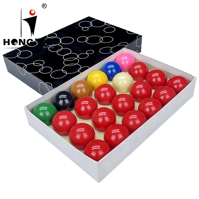 Hongjie Billiards Factory Hot sale 52.4mm snooker billiard ball set  billiard snooker table accessories