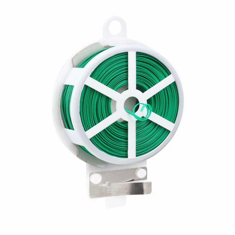 Wholesale 20/30/50/100M Plant Twist Tie Garden Plant Twist Ties Hand Tool Gardening Plant Green Twist Tie