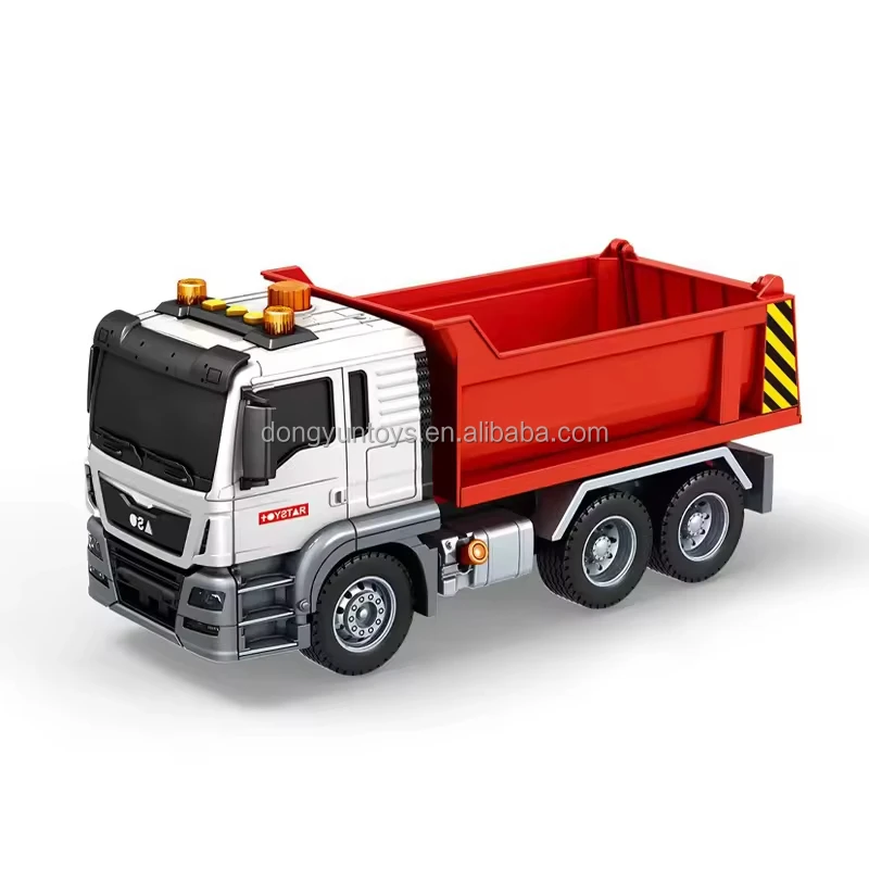 Construction Engineering Vehicle Toys Friction Power Crane dump Truck Mixer truck for Kids Inertia Power Truck Car