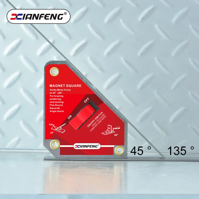 Multi-angle magnetic welding holder with on/off switch 90lbs magnetic welding clamps Switchable welding magnet