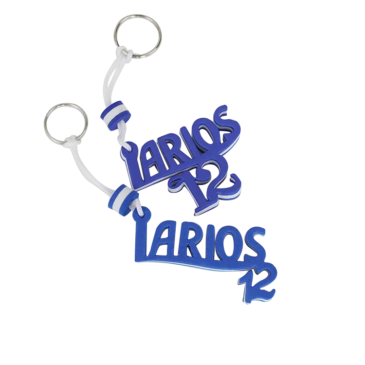 cheap advertising gifts customized shape promotional items with logo Foam keyring / floating keyring / custom EVA keychain