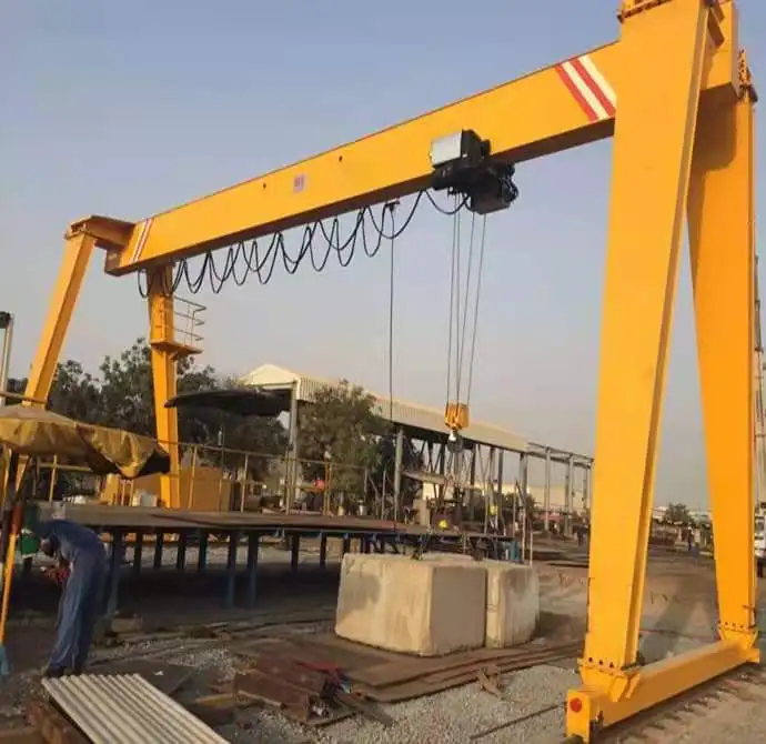 10 Ton 15 Ton Mh Model Electric Mobile Traveling Gantry Crane Price