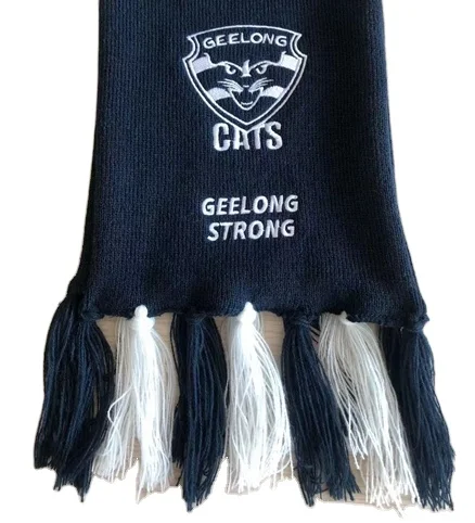 Шарф футбольного фаната на заказ, кашемировый вязаный шарф на шею, оптовая продажа Oem, акрил, весна, осень, зима, бесплатная доставка