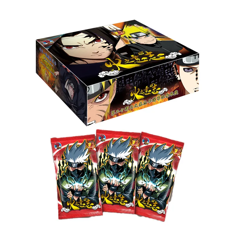 japanese anime Wholesale 35 box cards Sasuke collection card TR Soldier Chapter Star Heritage Hokage  Card