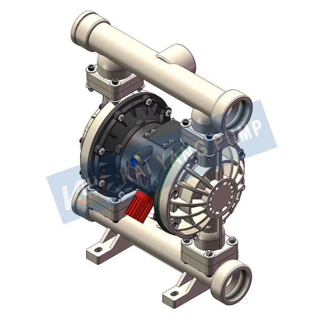 2-1/2 Inch PVDF Pneumatic Diaphragm Pump For Chemical Environmental Protection Water Treatment