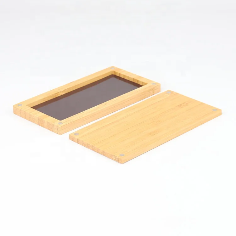 Натуральный деревянный магнитный косметический пакет Бамбуковые Тени для век Палитра