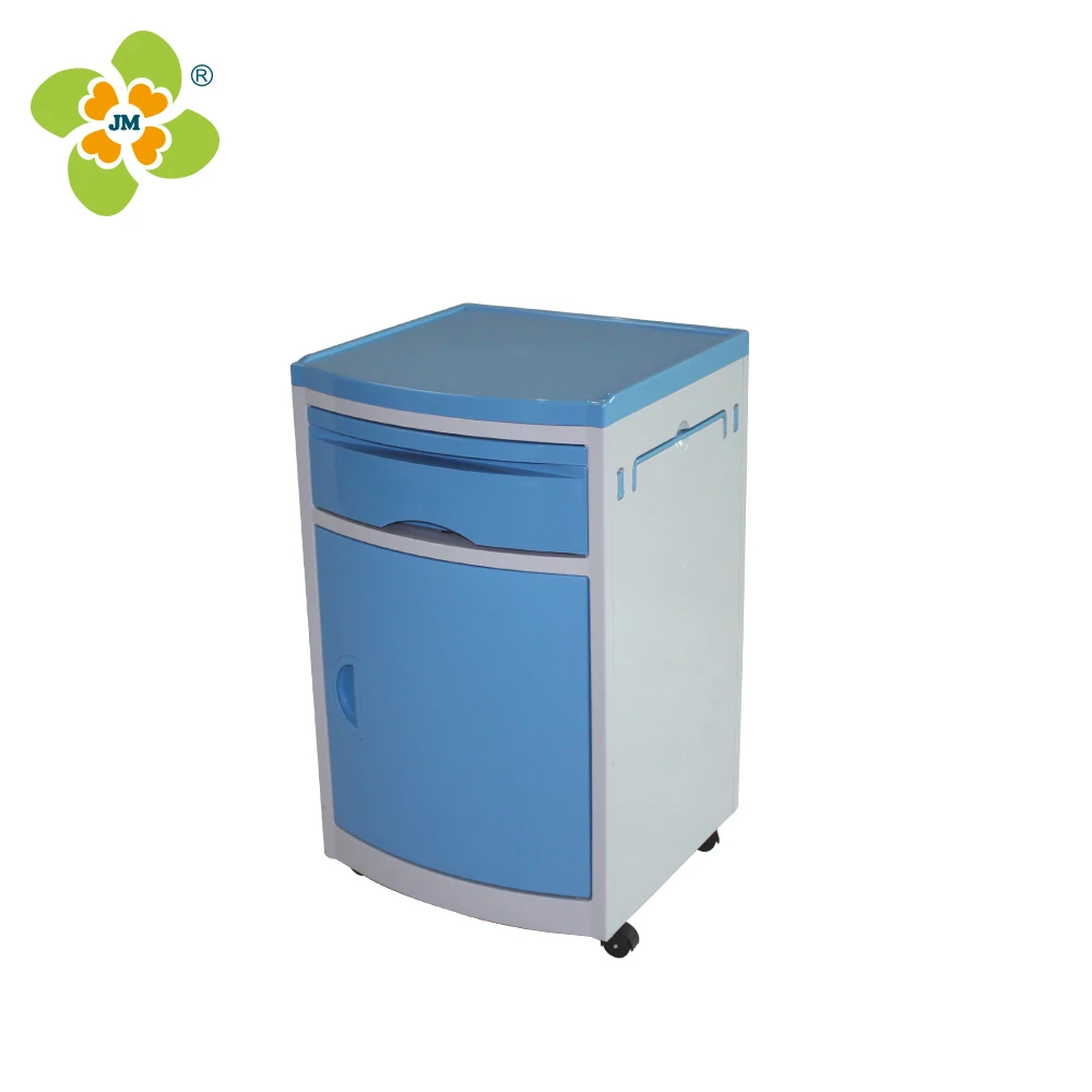 hospital furniture medical equipment bedside locker abs plastic cabinet