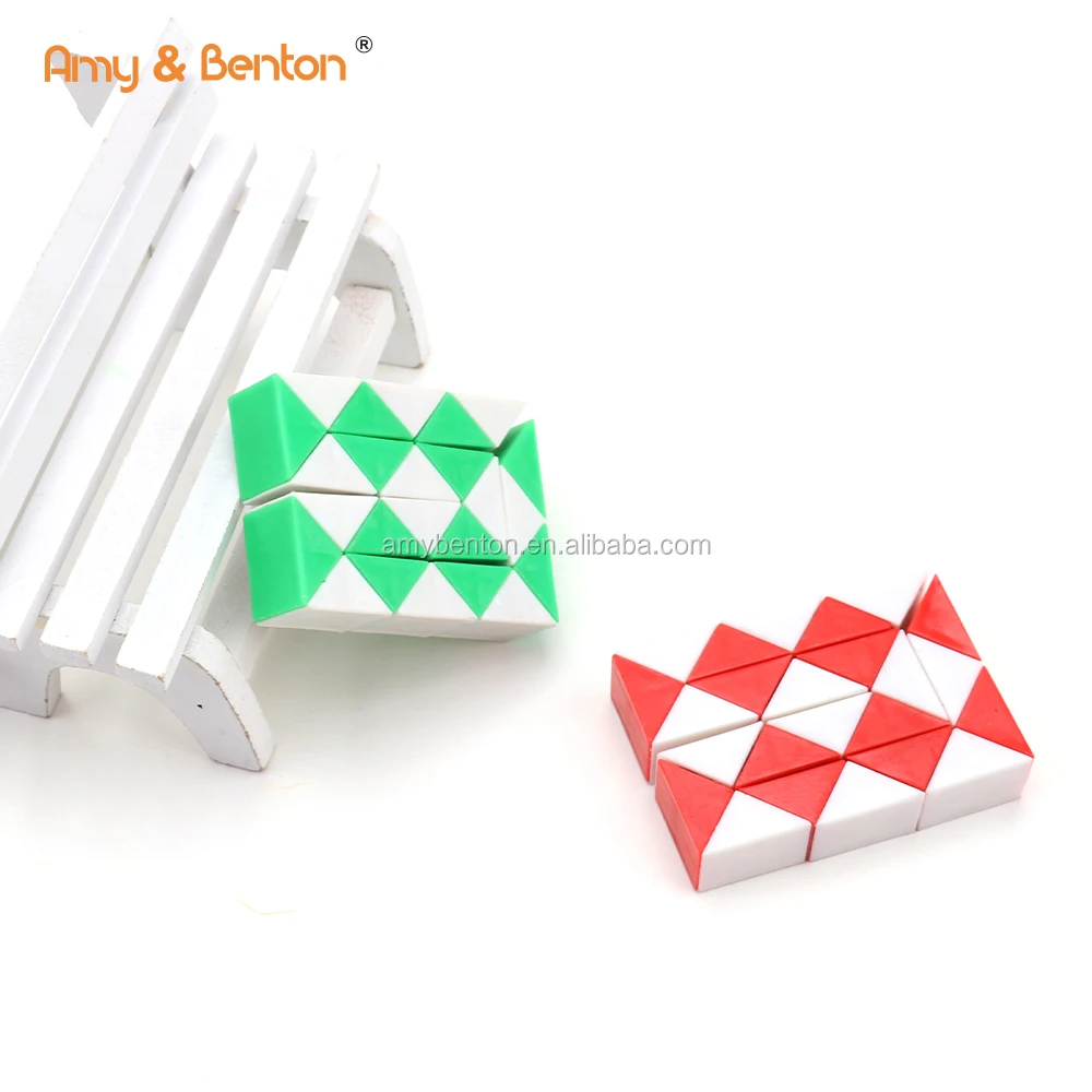 Magic Snake Twist Puzzle Collection Brain Teaser Toy Snake Ruler Fidgety Toys Sets for Kids