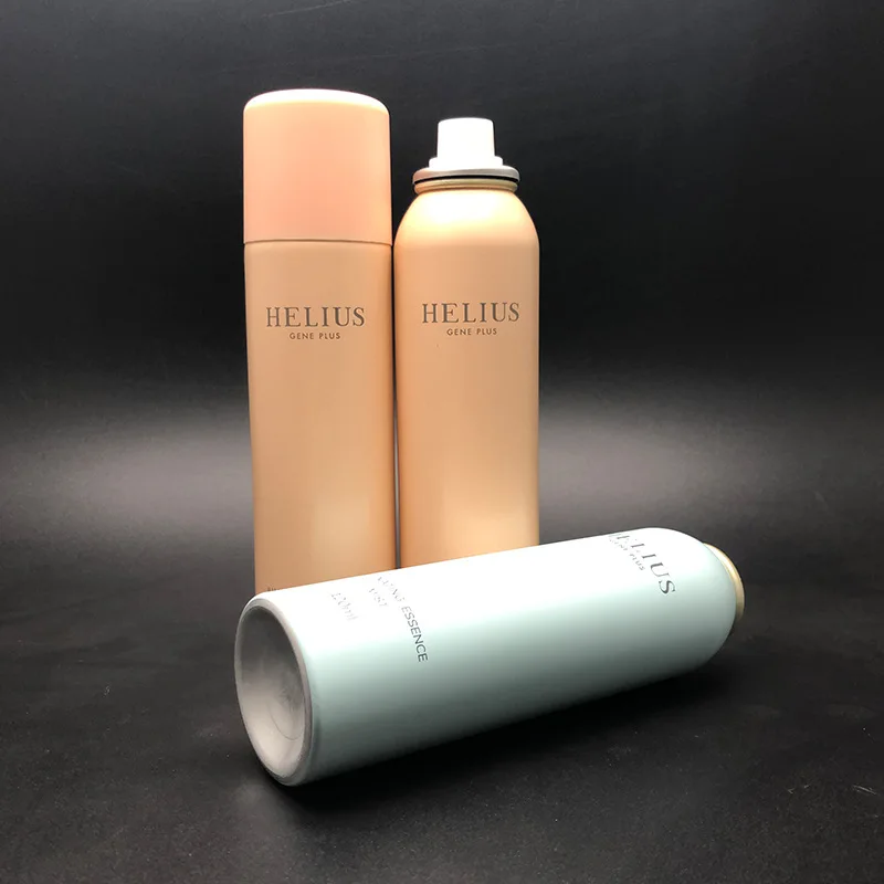Manufacturers Customized 100ml 150ml 200ml Moisturizing Spray Sunscreen Spray Aerosol Can Interface Moss Aluminum Can