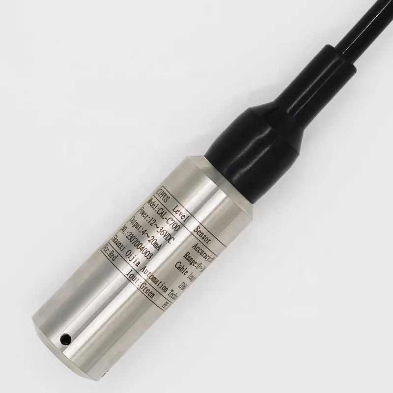 OEM 4-20mA RS485 Submerge piezoelectric water pressure sensor for transmisor de presion submergible level transmitter immersion