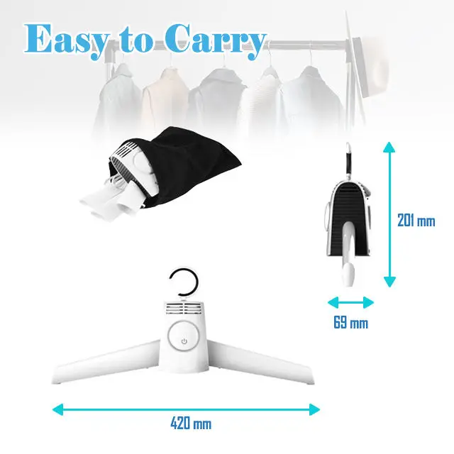 [Handy-Age]-Lightweight Mini Hanging Clothes Dryer Multifunctional Fast Clothes Dryer With Foldable Hook