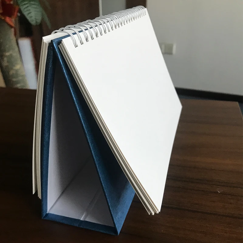 8inch Red Yellow Blue Sample Available ,2020 Sublimation Blank Paper Calendar  For  Customize Printing