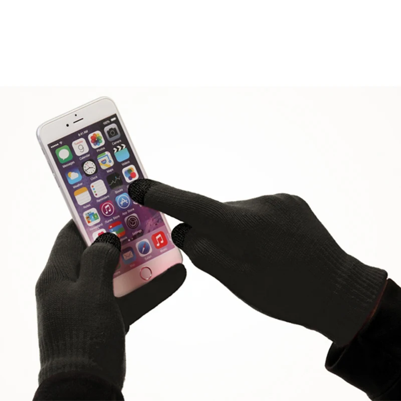 Wholesale Warm Knit Touchscreen Gloves Arcyl Winter Glove