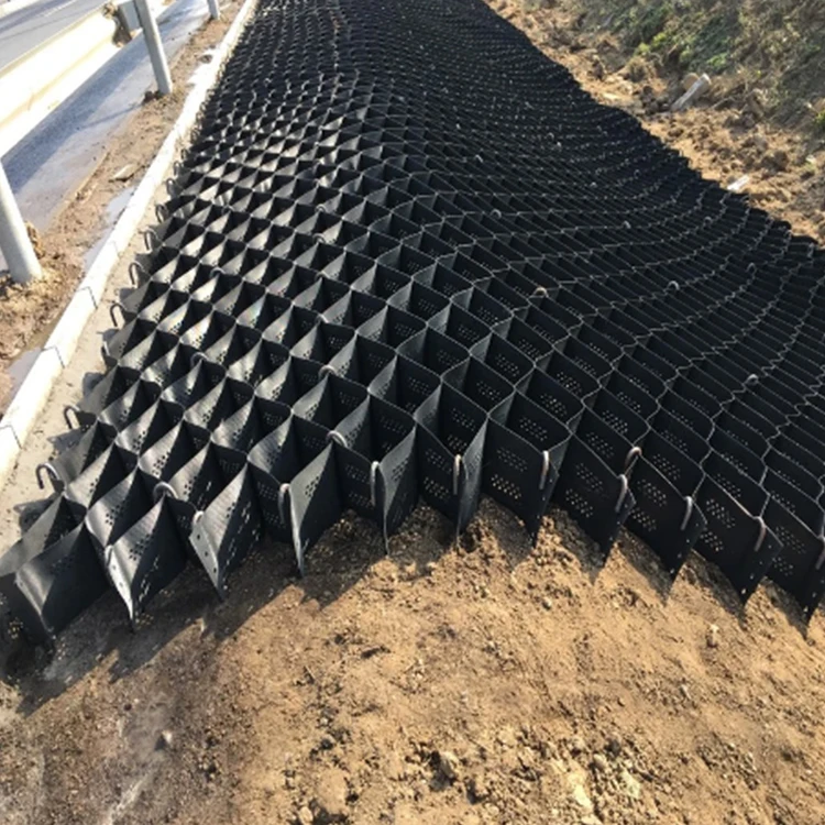 ZCWY geocell hdpe material gravel stabilizer 10cm hdpe geocell price