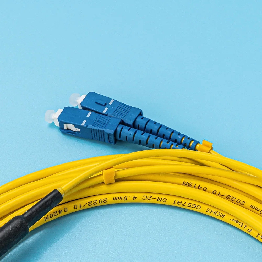 Customized Single Mode Twin-Core Fiber Cable for Inkjet Photo UV Flatbed Machine Digital Printer Plotter with New Print Head