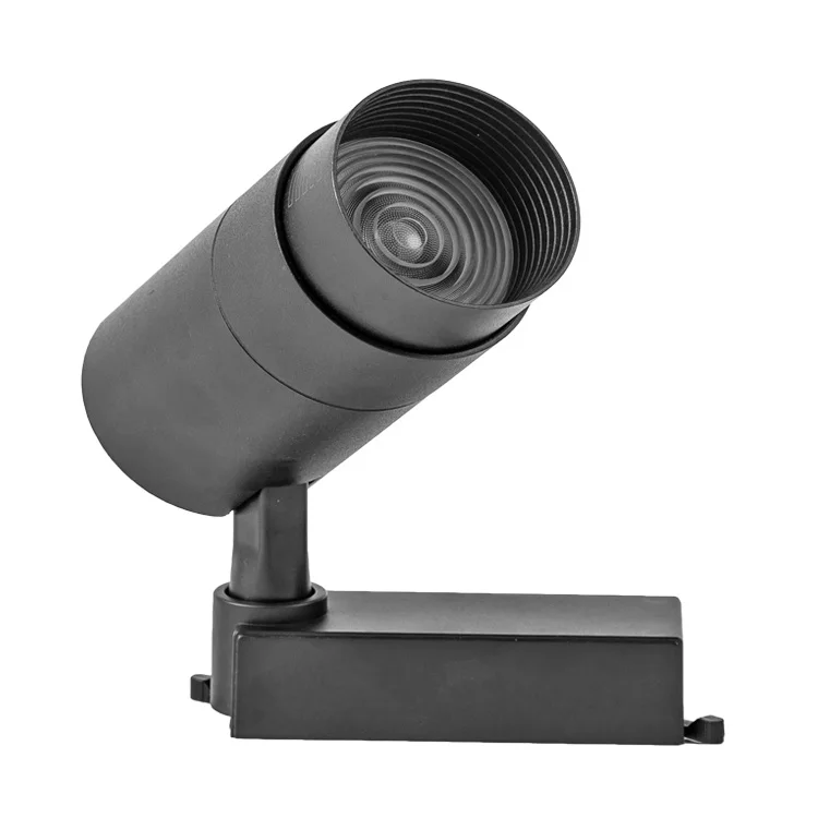 Commercial aluminum housing indoor adjustable focus cob durable fixture zoomable focusable led track