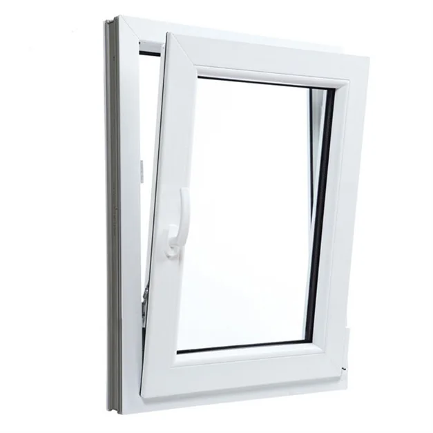 Customized Design New Fancy glass French Exterior upvc tilt and turn Windows with burglar proof designs