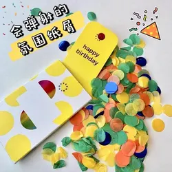 Birthday Party Decoration Party Confetti Cannons Rich Colors Gender Reveal Confetti Party Poppers Cannons