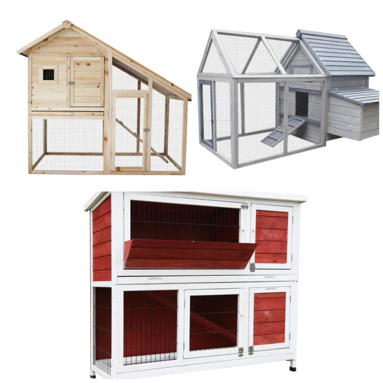 Factory Sale Spacious Custom Breathable Luxury Commercial Easy Cleaning Rabbit Cage