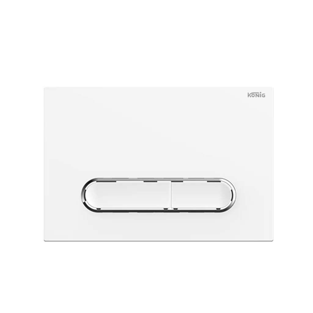 Factory Price HTC Plastic Housing Polished White Flushing Buttons For Wall Mounted Toilets