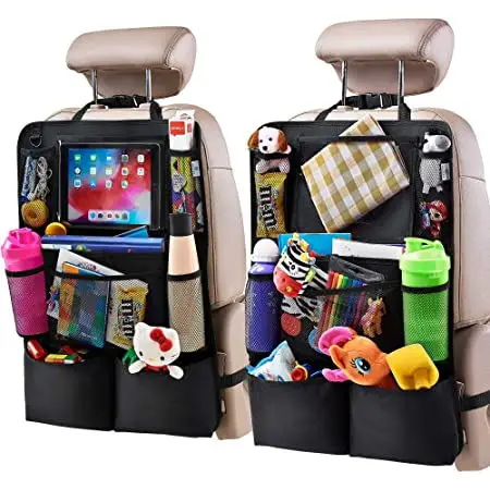 Amazon hot car front seat organizer storage bag car car trunk storage