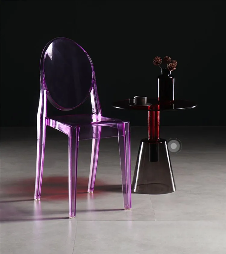 Clear Acrylic Plastic Chair Transparent