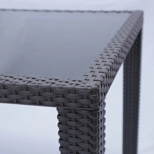 
Hot sale modern simple light luxury glass dining table 