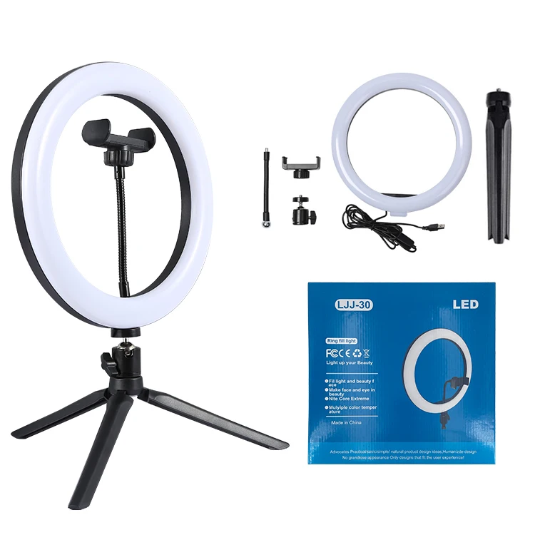 Cheap Price Selfie Beauty 16CM 20CM 26CM Tabletop Portable Mini Circle Lamp