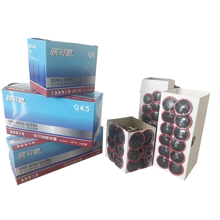 Rubber Plug Tubeless Wrapped 6.7 mm Mushroom truck Tire Repair Patch Plugs for Bias and Radial Pl