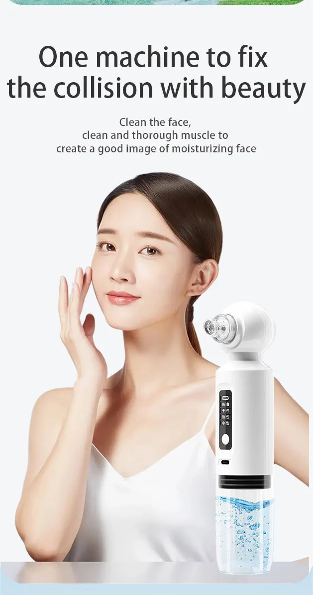 Micro Foam Skin Scrubber for Face and NOSE Hot Compress Massage Instrument for All Skin Types and Blackhead Pore Cleaning