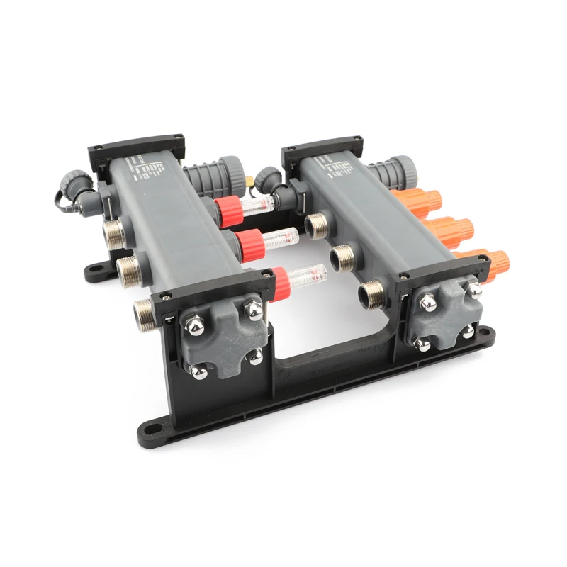 High-Strength PA Manifolds from Manufacturers for Water Heating Systems Made of Durable Plastic for Floor Heating Panels