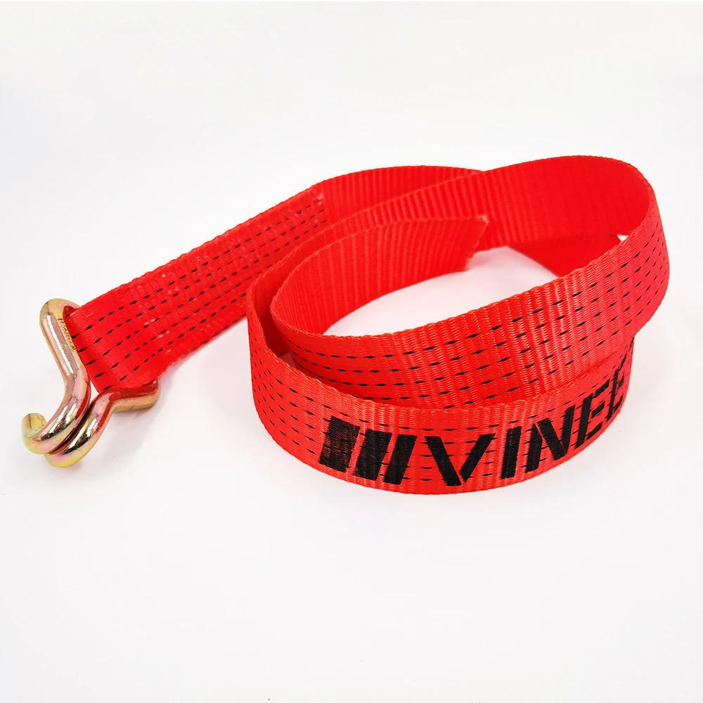 Hot Sales 5Kgs 2Inch Cargo Lashing Ratchet Tie Down belt with Aluminum Covered Handle