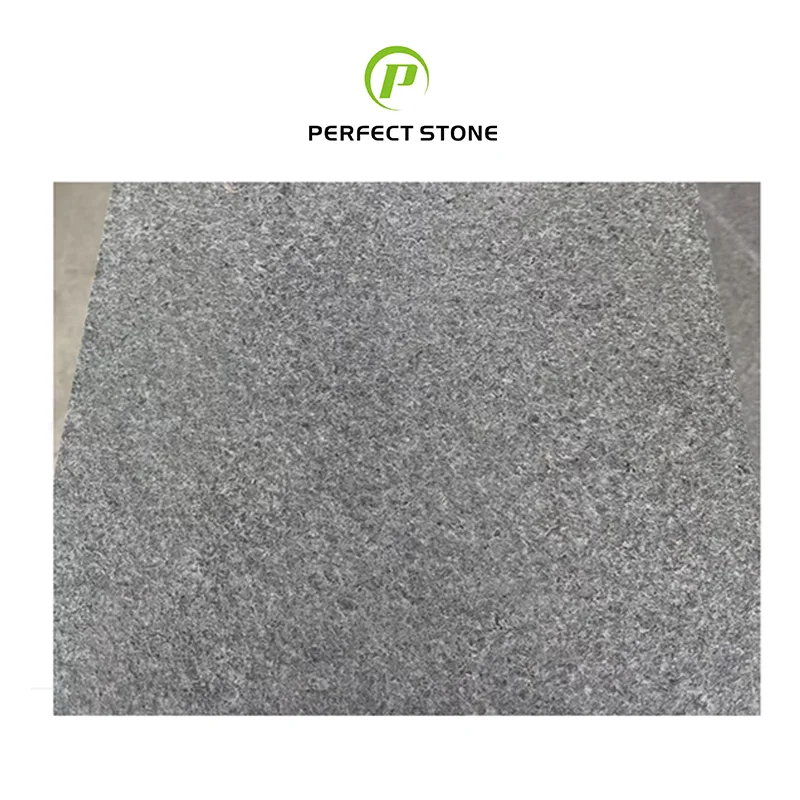 Dark Grey Granite  Cheap Grey Granite Bush Hammered Granite