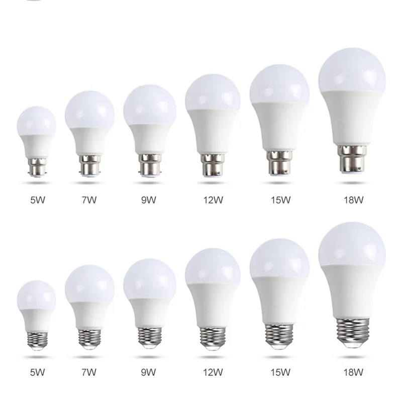 Wholesale LED Spotlight 5W 7W 9W 10W 12W 15W E26 B22 E27 SMD Led Bulb Dimmable A19 A60 C37 PAR38 PAR20 Led Bulb Lighting