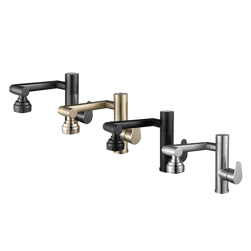 Lusa Factory Price Single Handle Mixer Digital Display Stainless Steel 304 Bathroom Tap Waterfall Mixer Basin Faucet