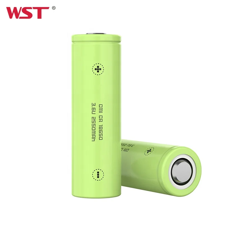 WST New 18650 3.7V 2600mah 3C Lithium Battery Real Capacity Cylindrical Cell Lithium Ion Battery 18650 Battery Cells