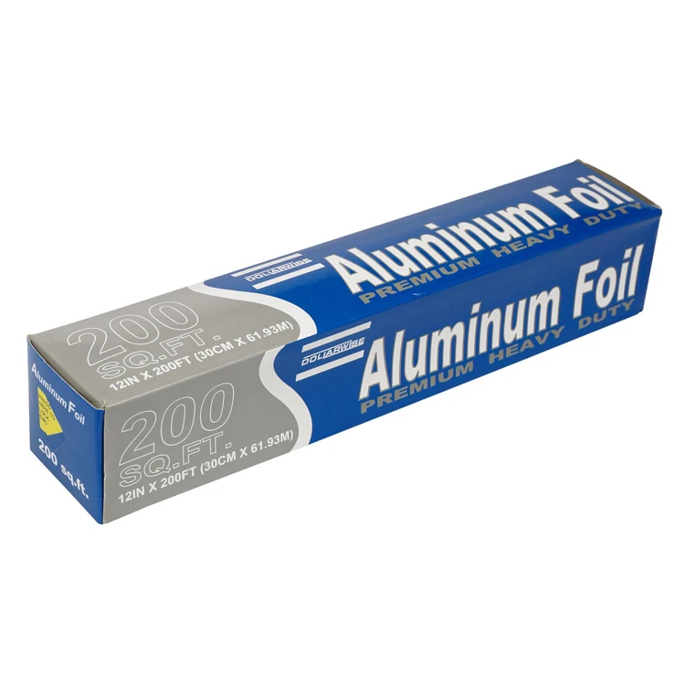 200 SQFT 14 Mic Retail Aluminum Foil Paper Roll
