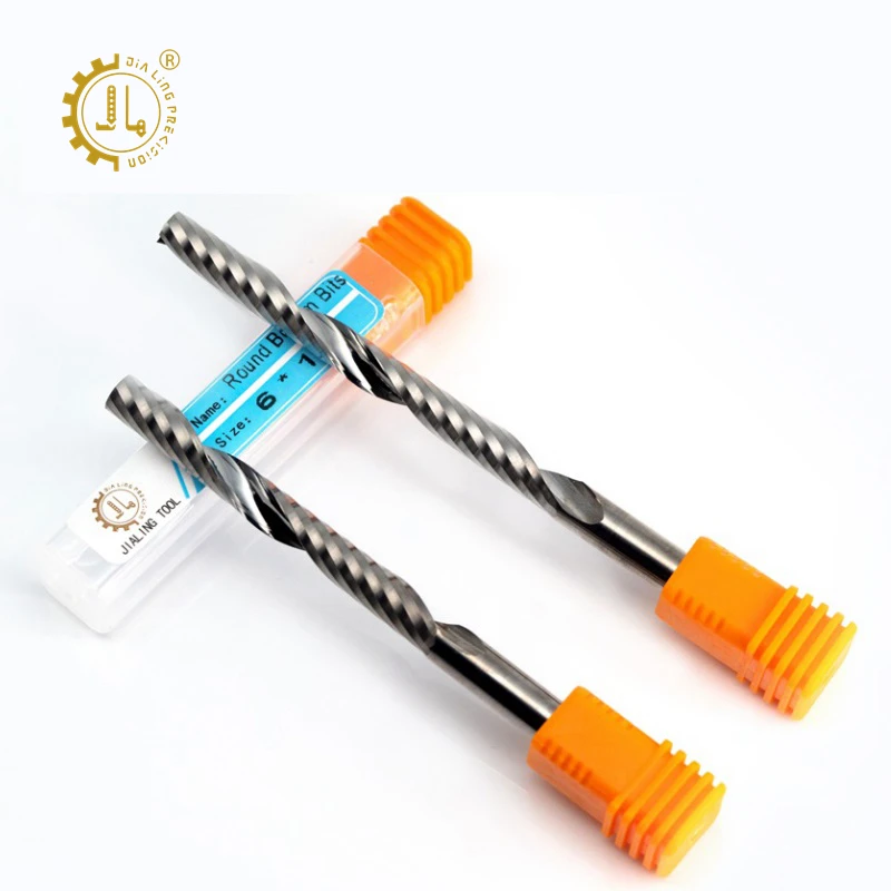Spiral Upcut Router Bit Endmill One Flute 3 mm Up Cut Carbide End Mill Manufacturer Single Flute O Flute End Mill