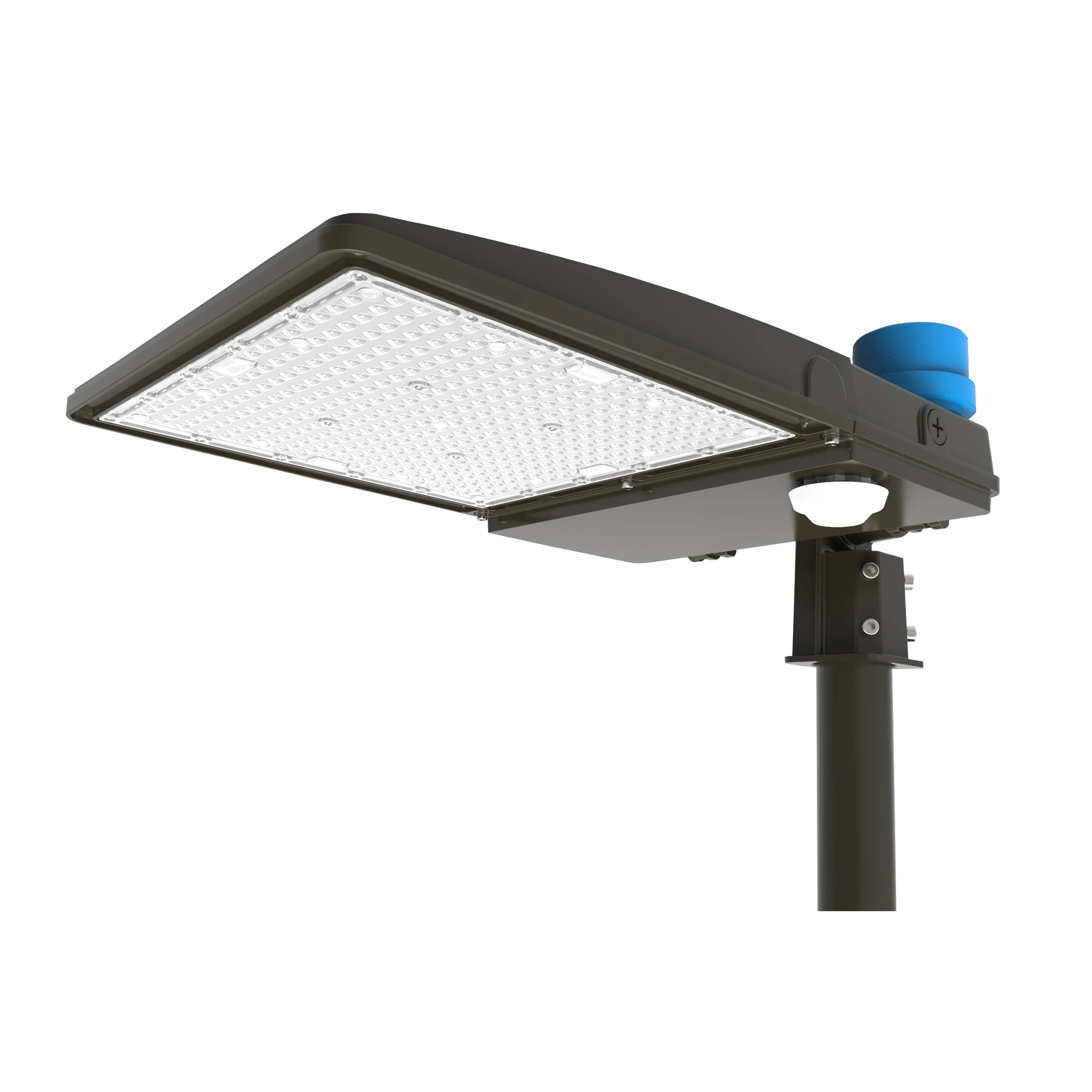 Minglight American Standard Shoe Box Light IP65 Photocell DLC shoebox led lamp 150W with 130Lm/W high efficiency Park Lot Light