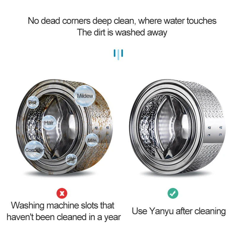 Manufacturer direct effervescent sheet washing machine cleaner Solid detergent laundry washing machine cleaning block