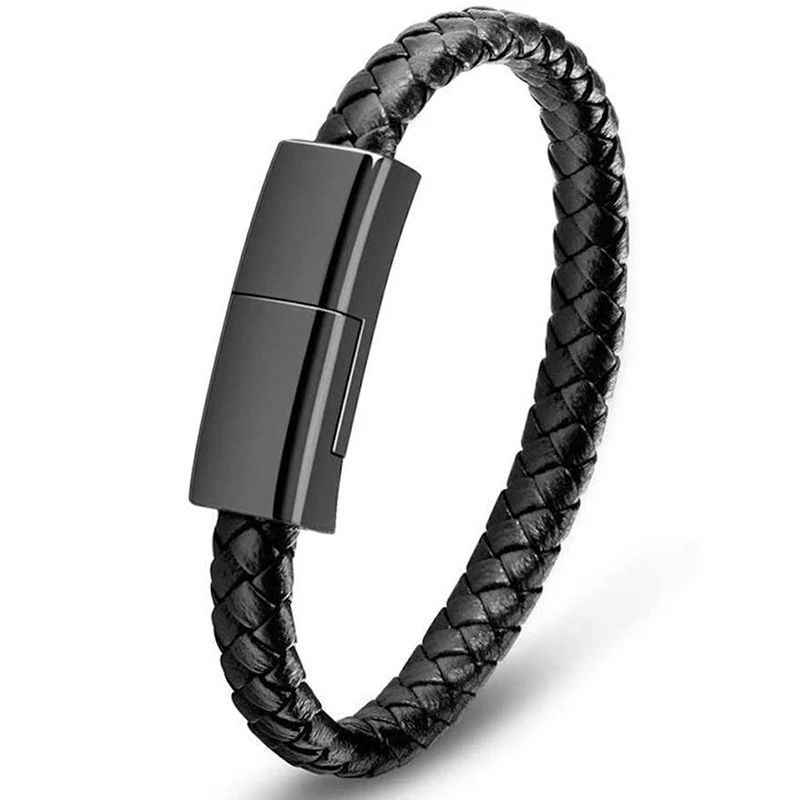 Браслет из искусственной кожи, 20 см