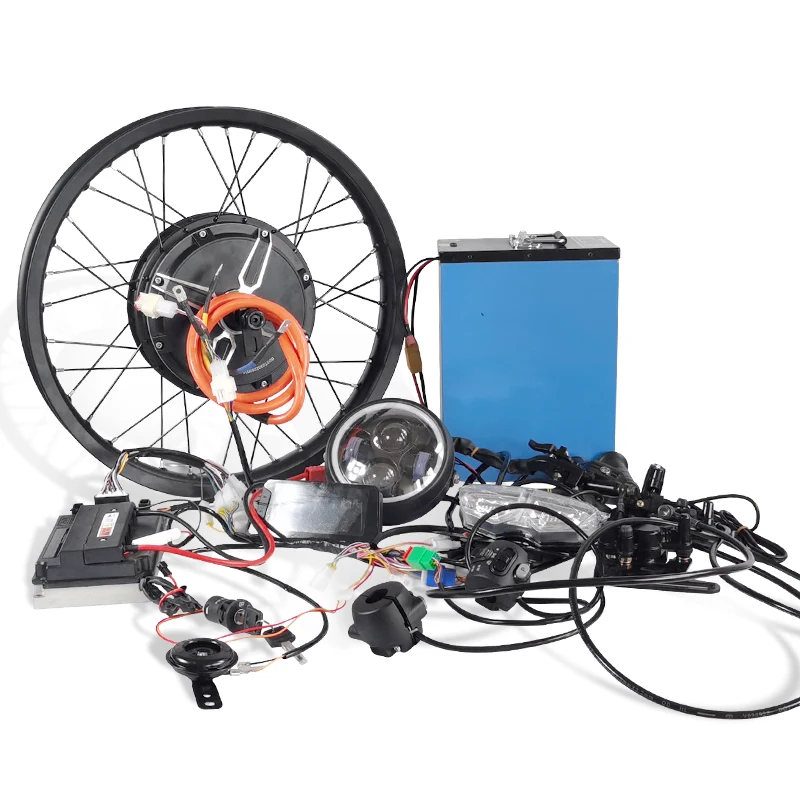 Electric motorcycle Conversion Kit Rear Hub Motor 6000 watt 72v 6000w Rear Wheel Motorcycle Kits