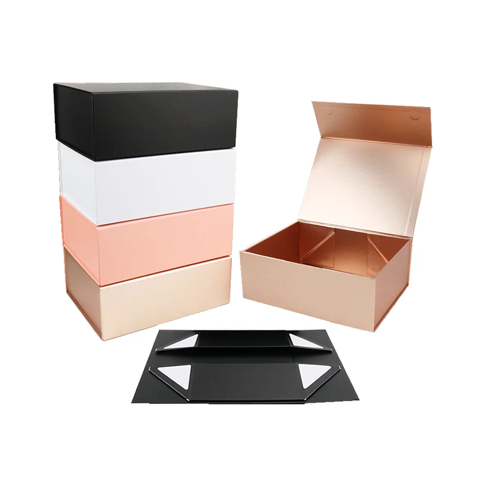 Luxury folding box Customizable color design Packaging Paperboard Magnetic Closure Gift Box for Clothing