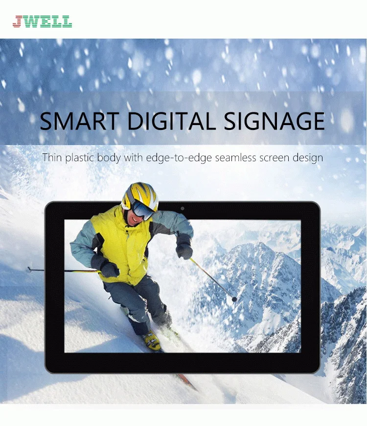 10.1 13.3 15.6 17 19 21.5 inch plastic touch screen android digital signage monitor advertising